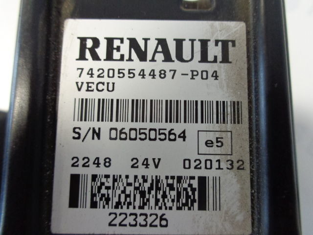 وحدة تحكم الكتروني - شاحنة Renault VECU control units 7420908555,7420758802,7420554487,7420554487,: صورة 6