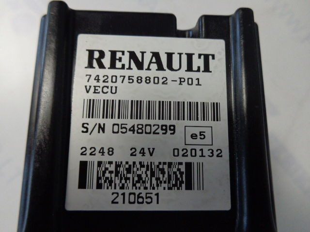 وحدة تحكم الكتروني - شاحنة Renault VECU control units 7420908555,7420758802,7420554487,7420554487,: صورة 7