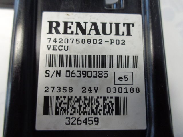 وحدة تحكم الكتروني - شاحنة Renault VECU control units 7420908555,7420758802,7420554487,7420554487,: صورة 9