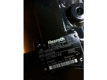 مضخة هيدروليكية - آلات البناء Rexroth A4FO28/31R-PSC02K01 -: صورة 3