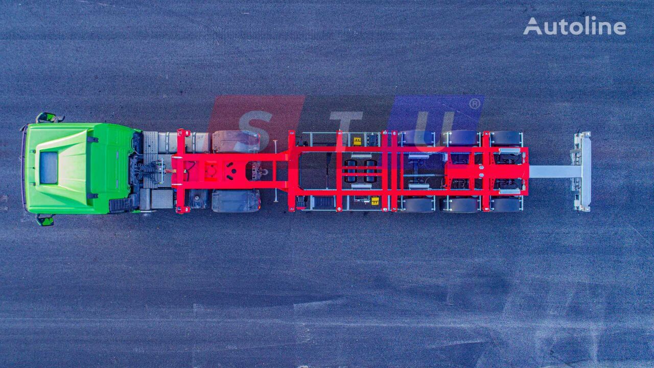جديدة نصف مقطورة لنقل الحاويات STU 45 FT CONTAINER CARRIER / Porte-Conteneur 45 PİEDS CONTENEUR EXT: صورة 3