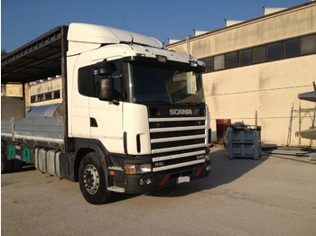شاحنة ستارة Scania 340 114L - 3 assi con pedana idraulica (peso 3000 kg) + telecomando: صورة 1