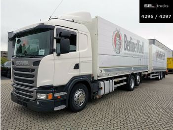 شاحنة المشروبات Scania G 410 / Retarder / Lift-Lenkachse / with trailer: صورة 1