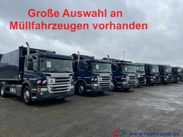 شاحنة النفايات لنقل القمامة Scania P320 6x2 Faun Variopress 22m³+Zoeller Schüttung: صورة 8