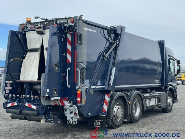 شاحنة النفايات لنقل القمامة Scania P320 6x2 Faun Variopress 22m³+Zoeller Schüttung: صورة 14