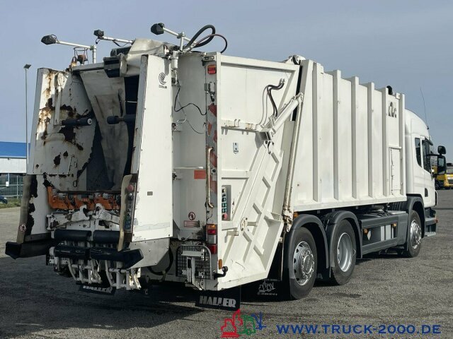 شاحنة النفايات لنقل القمامة Scania P320 Haller 21m³ Schüttung C-Trace Ident.4 Sitze: صورة 13