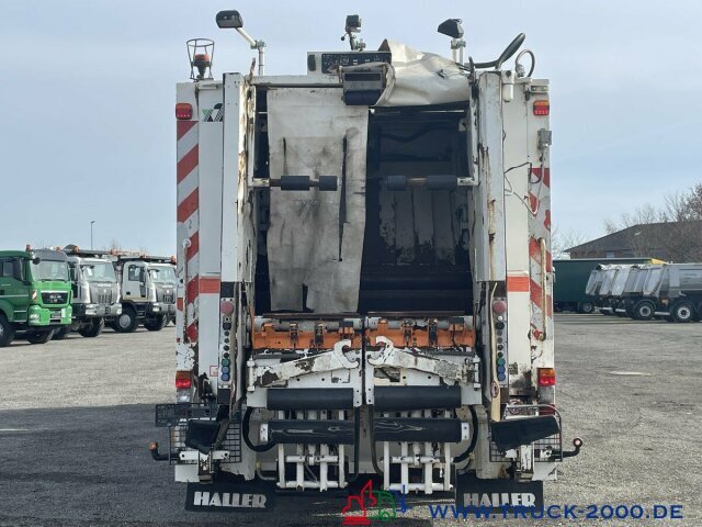 شاحنة النفايات لنقل القمامة Scania P320 Haller 21m³ Schüttung C-Trace Ident.4 Sitze: صورة 2