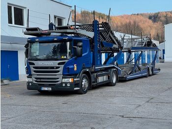 شاحنة نقل سيارات شاحنة Scania P450 + Eurolohr 2.53 WXS: صورة 1