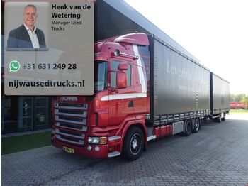 شاحنات الحاويات / جسم علوي قابل للتغيير شاحنة Scania R 400 6X2 icm Vogelzang aanhanger: صورة 1