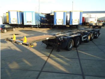 D-TEC CT-53 - 53.000 Kg - 5 axle combi trailer / 2x stuur as - نصف مقطورة لنقل الحاويات