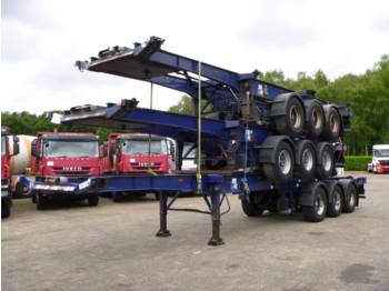 Dennison Stack of 3 units - 3-axle sliding container trailer - نصف مقطورة لنقل الحاويات