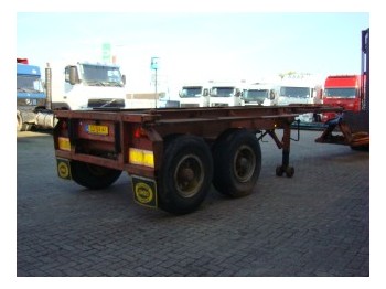 Netam-Freuhauf open 20 ft container chassis - نصف مقطورة لنقل الحاويات