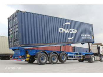  New NEW - 2 IN 1 - 20 AND 40 FT CONTAINER TIPPING TRAILER - 2023 MOD - نصف مقطورة لنقل الحاويات