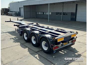 Nooteboom FT-43-03V BPW AXLES DISC BRAKES LIFT AXLE MULTI TOP CONDITION NL TRAIL  - نصف مقطورة لنقل الحاويات