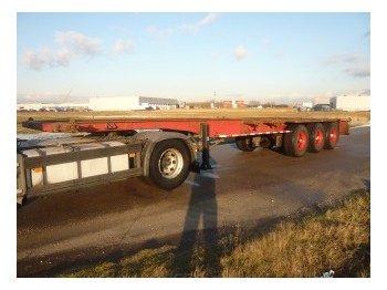 Pacton Container chassis 3axle 40ft - نصف مقطورة لنقل الحاويات