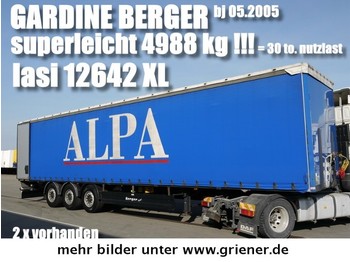  BERGER SAPL 24/ LASI XL / 4988 kg leergewicht !! - نصف مقطورة ستارة