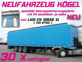 Kögel SNCO 24 / MAXX LASI EN 12642 XL / SAF mehrfach - نصف مقطورة ستارة