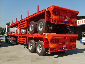 CEYLAN 2 AXLES 8 TIRES FLATBED HIGH(CYLN-LWBD 2 /1) - نصف مقطورة مسطحة