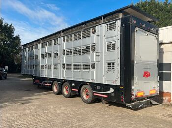 Michieletto 3 Stock  Vollausstattung Hubdach  - نصف مقطورة لنقل الحيوانات