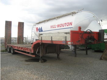 ASCA Machine carrier semi trailer - عربة منخفضة مسطحة نصف مقطورة