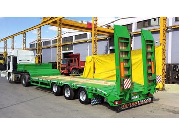 CEYLAN 3 AXLES LOWBED - عربة منخفضة مسطحة نصف مقطورة