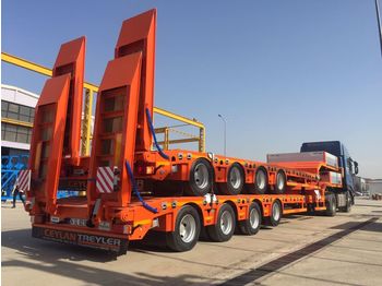 CEYLAN EXTENDABLE 4 AXLES - عربة منخفضة مسطحة نصف مقطورة