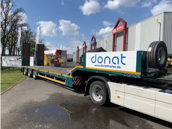Diversen DONAT trailer 3A  - عربة منخفضة مسطحة نصف مقطورة