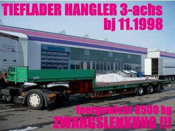  HANGLER TIEFLADER ZWANGSGELENKT 3-achs / BDF - عربة منخفضة مسطحة نصف مقطورة