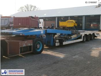 Louault 3-axle truck/machinery transporter trailer - عربة منخفضة مسطحة نصف مقطورة