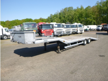Veldhuizen Semi-lowbed trailer (light commercial) 10 m + winch + ramp - عربة منخفضة مسطحة نصف مقطورة