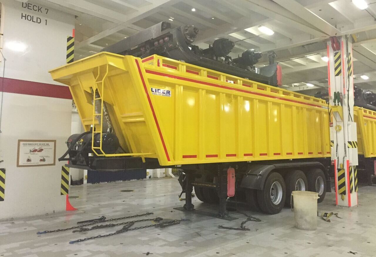 قلابة نصف مقطورة نصف مقطورة قلابة LIDER 2023 MODEL NEW 35 M3 DUMPER ( BENNE ): صورة 15