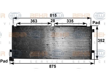 جزء تكييف الهواء Volvo fh13