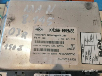  Knorr-Bremse DR2, 0486104033   MAN truck - وحدة تحكم الكتروني