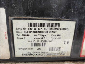 مُبرِّد صندوق مغلق THERMO KING SLX SPECTRUM  REFRIGERATION UNIT / KÜLMASEADE: صورة 3