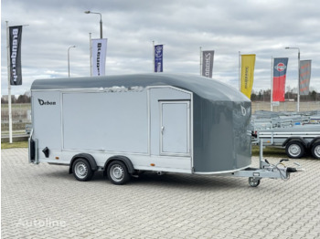 Debon C1000 van cargo 3500 kg 5m closed trailer for 1 car doors - مقطورة شحن نقل السيارات