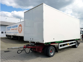 Fliegl ZWP180 Wechself mit Koffer BPW-Eco Durchladeeinr - مقطورة نقل الحاويات