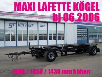 Kögel AWE 18 LAFETTE MAXI 1000 / 1430 mm höhe - مقطورة نقل الحاويات