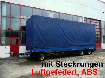 Schwarzmüller 3 Achs Jumbo  Planen  Anhänger mit Steckrungen - مقطورة ستارة جانبية