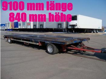  HANGLER JUMBO ANHÄNGER 9100 mm länge 84 cm höhe - مقطورات مسطحة