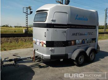  Westfalia Twin Axle 2 Horse Trailer, Ramp, 2000kg Weight Capacity  (German Reg. Doc´s Available) - مقطورة نقل المواشي