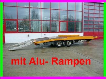Kempf Tandemtieflader mit Alu  Rampen - مقطورة مسطحة منخفضة