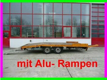 Kempf Tandemtieflader mit Alu  Rampen - مقطورة مسطحة منخفضة