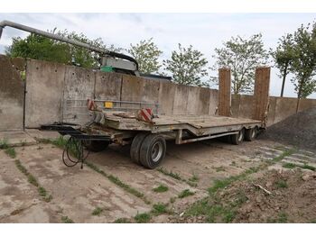 مقطورة مسطحة منخفضة Müller-Mitteltal 3 Achs Tioeflader 30 to, Federrampen