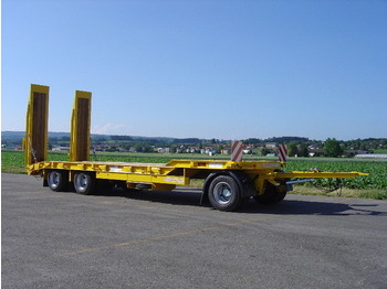 SCHWARZMUELLER TÜ 30/100 3Achser /Rampen - مقطورة مسطحة منخفضة