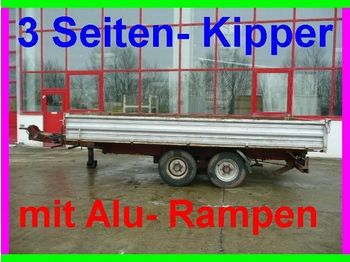 Hoffmann ESCHERSHSN. Tandemkipper mit Alu  Rampen - مقطورة قلاب