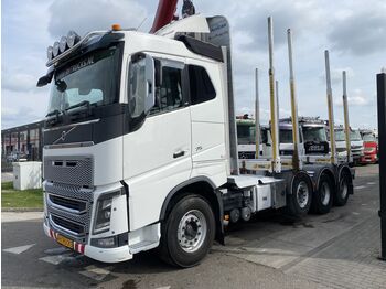 شاحنة هيكل كابينة Volvo FH 16.750 8X4 - EURO 6 + HYDRAULIEK - HOLZTRANSP
