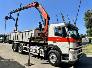 Volvo FM 440 CONTAINERSYSTEEM + KRAAN PALFINGER PK 15500 (3x) - 5e+6e F - MANUEEL - EURO 3 - BLADVERING - BE TRUCK - شاحنة - نظام الكابلات