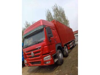 Howo 8X4 Box Truck Box Van - شاحنات الحاويات / جسم علوي قابل للتغيير شاحنة