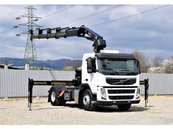 شاحنة كرين Volvo FM 410 Sattelzugmaschine+KRAN HIAB 211E4/FUNK