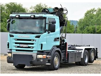 شاحنة ذات خطاف SCANIA R 420 6x2 Darus emelőhorgos